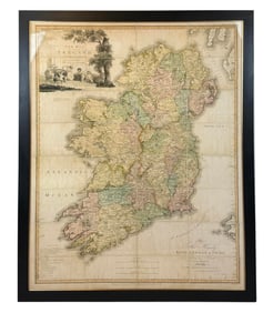 Daniel Augustus BEAUFORT "A New Map of Ireland..."