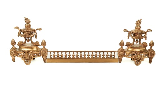 Louis XVI Gilt Bronze Fire Fender - Surround