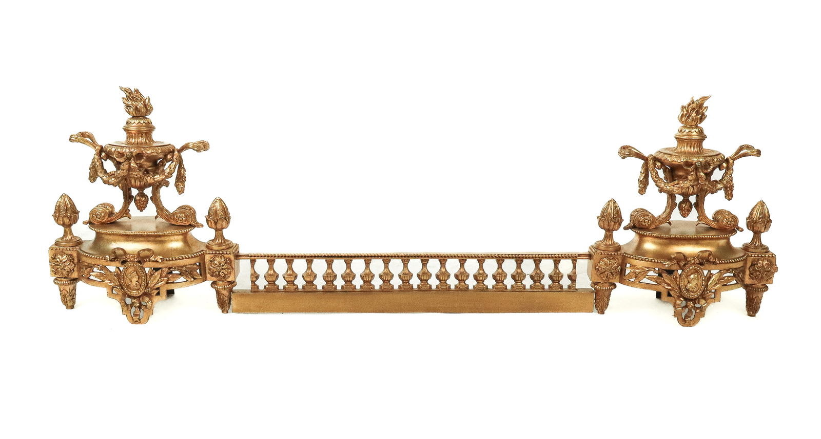Louis XVI Gilt Bronze Fire Fender - Surround (1 of 14)