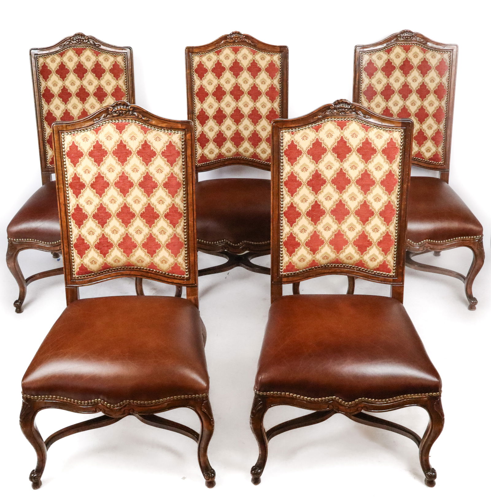 Francesco Molon Louis XV Mahogany Side Chairs, 10 (1 of 16)