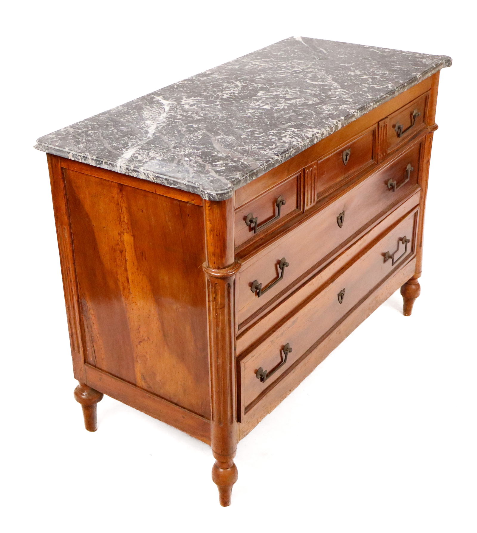 Directoire Marble Top Fruitwood Commode (1 of 14)