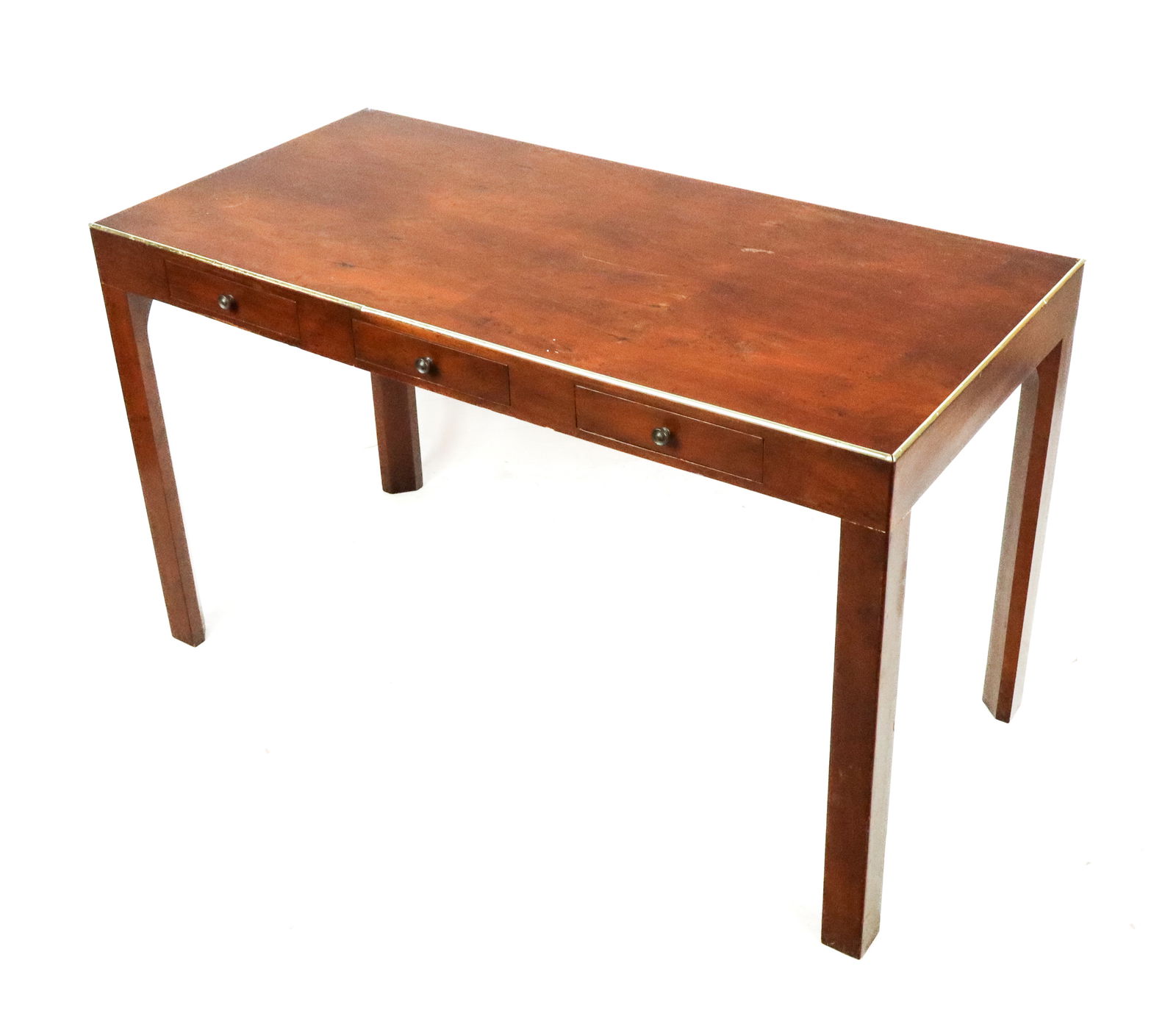 Mahogany and Brass Writing Desk (1 of 11)
