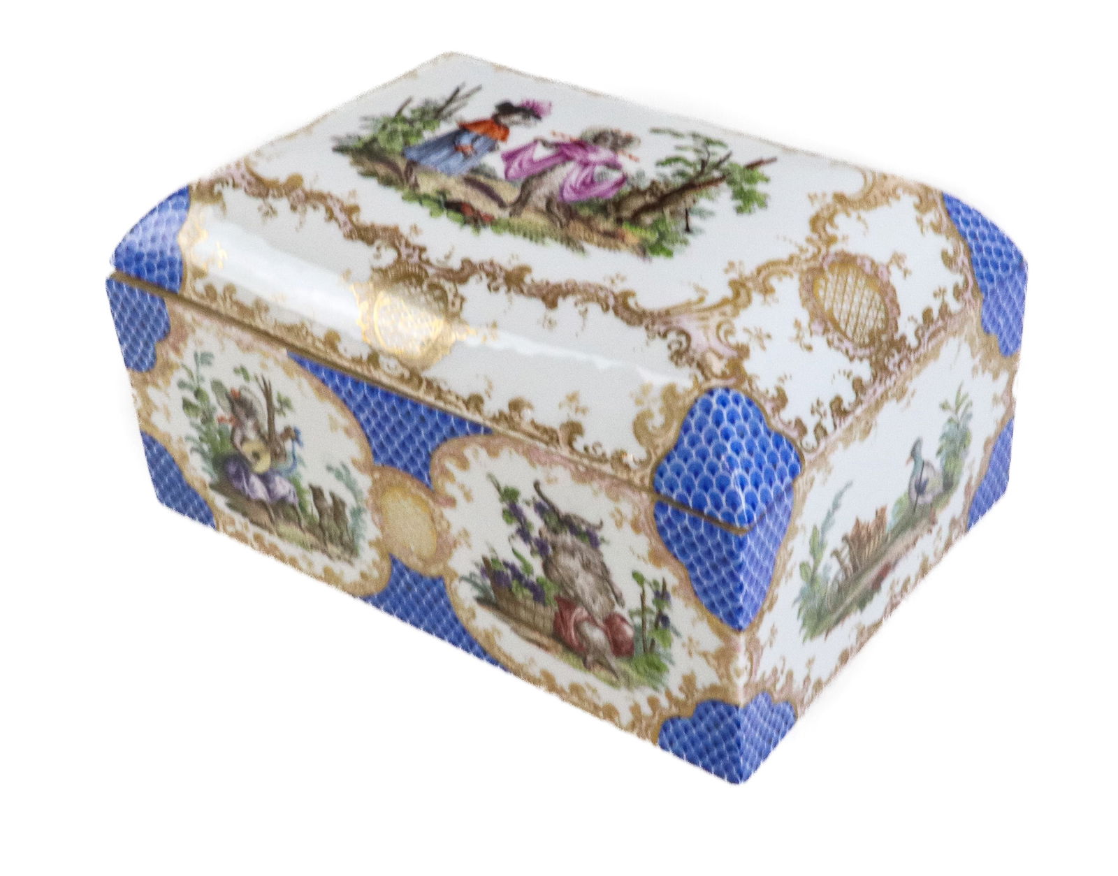 German Porcelain Hand-Painted Box (1 of 11)