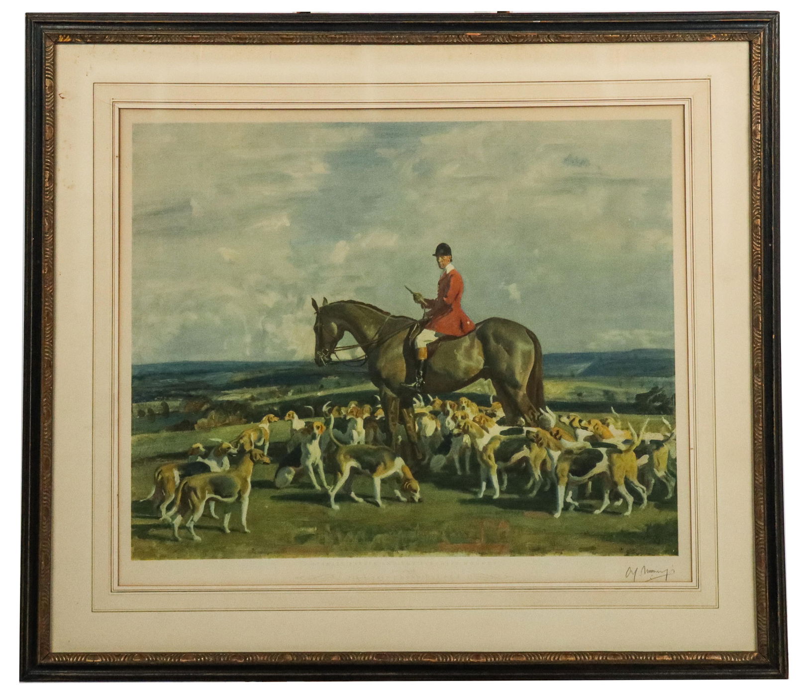 Alfred MUNNINGS: Mid 20th C. Equestrian Print (1 of 15)
