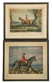 Alfred MUNNINGS: 2 Antique Equestrian Prints