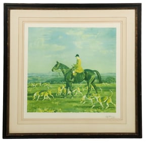 Alfred MUNNINGS: Early 20th C. Equestrian Print