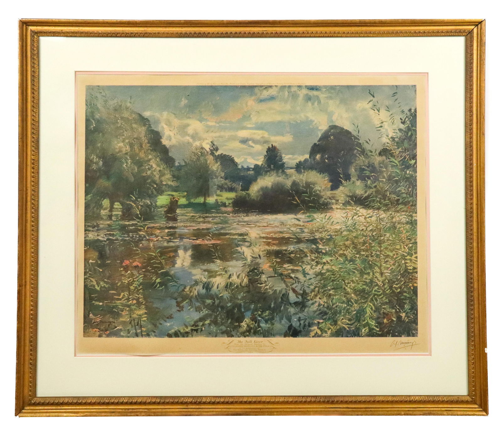 Alfred MUNNINGS: Early 20th C. Landscape Print (1 of 11)