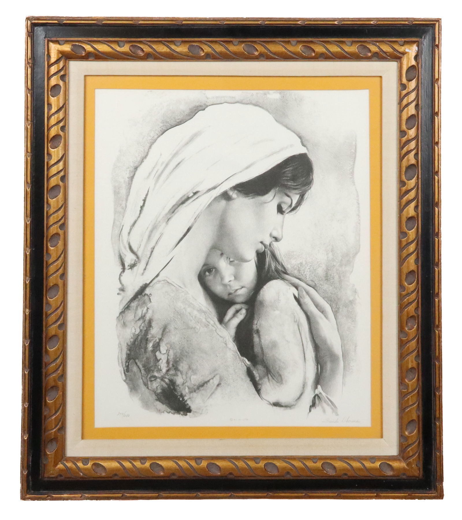 Sandu LIBERMAN: Mother & Child - Signed Print (1 of 9)