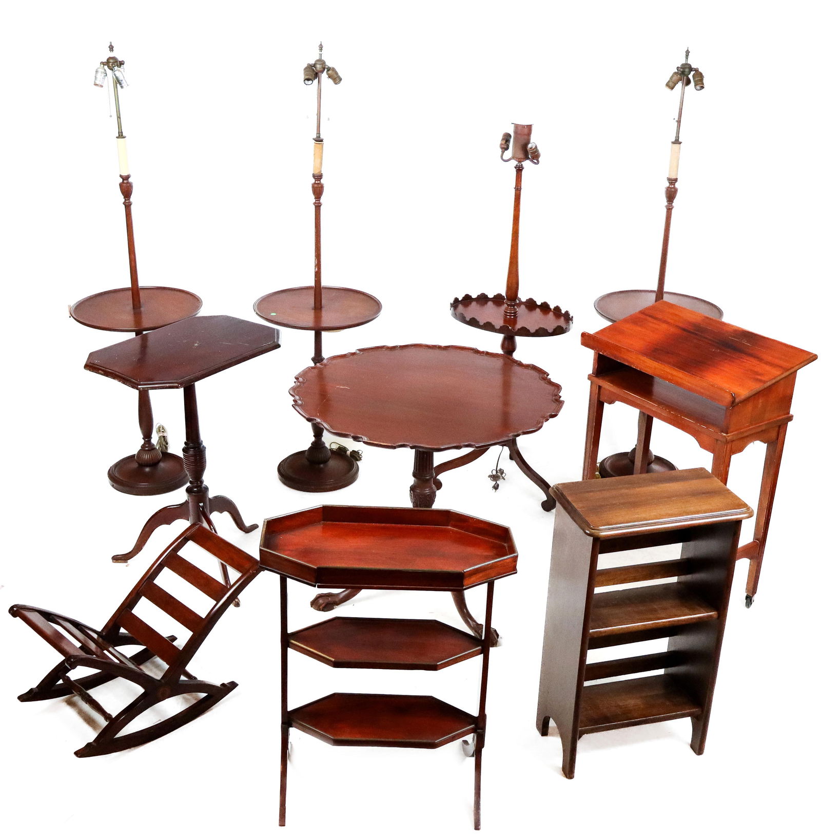 Group of 7 19th/20th Century Tables (1 of 20)