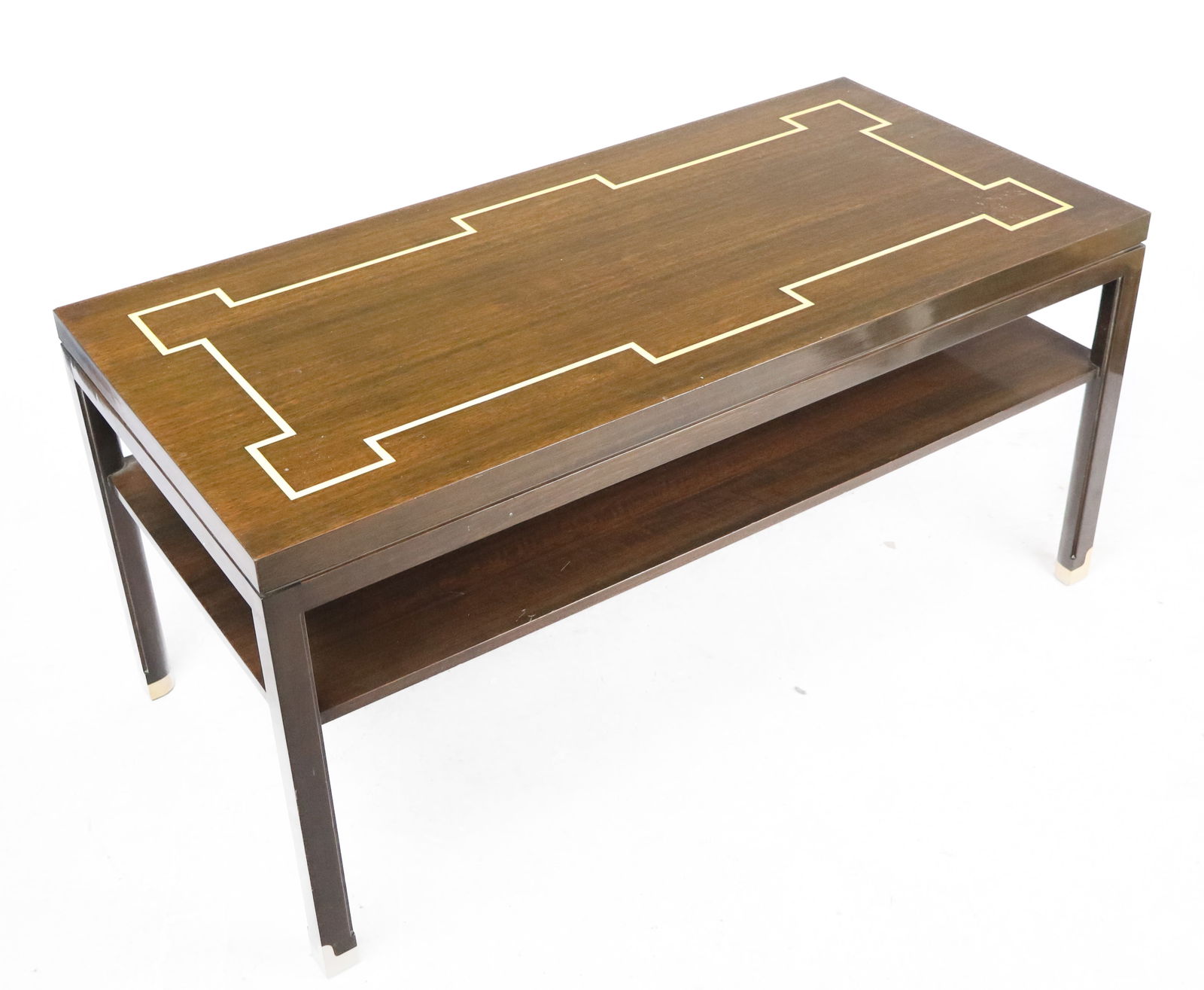 Tommi PARZINGER Inlaid Two-Tier Console Table (1 of 10)