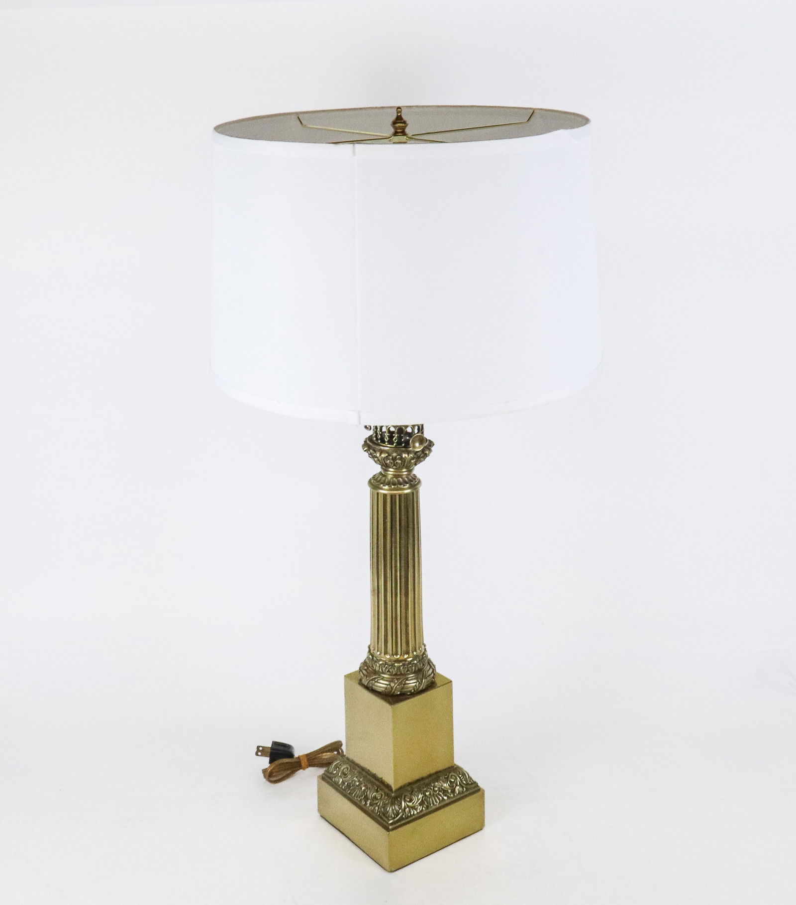 Norman Lampiste Gilt Brass Table Lamp (1 of 13)