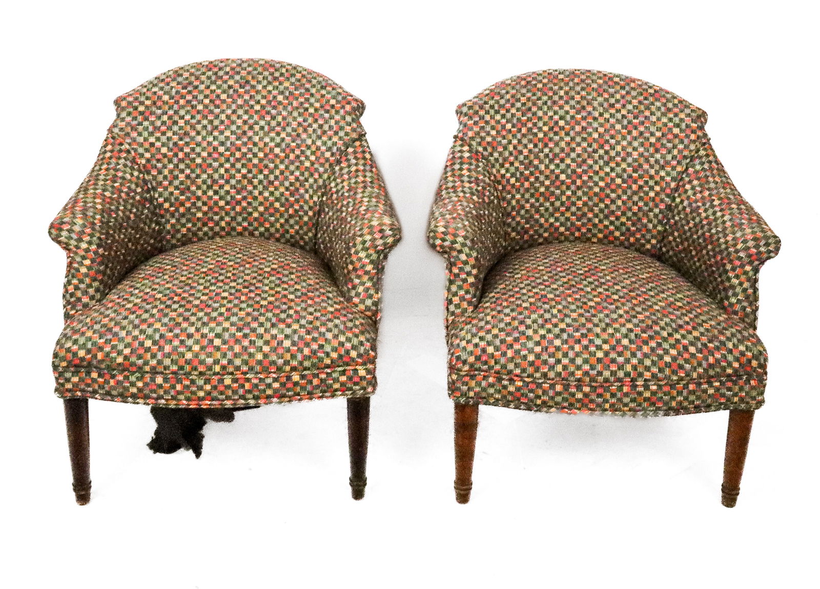 Pair Upholstered Accent Chairs (1 of 7)