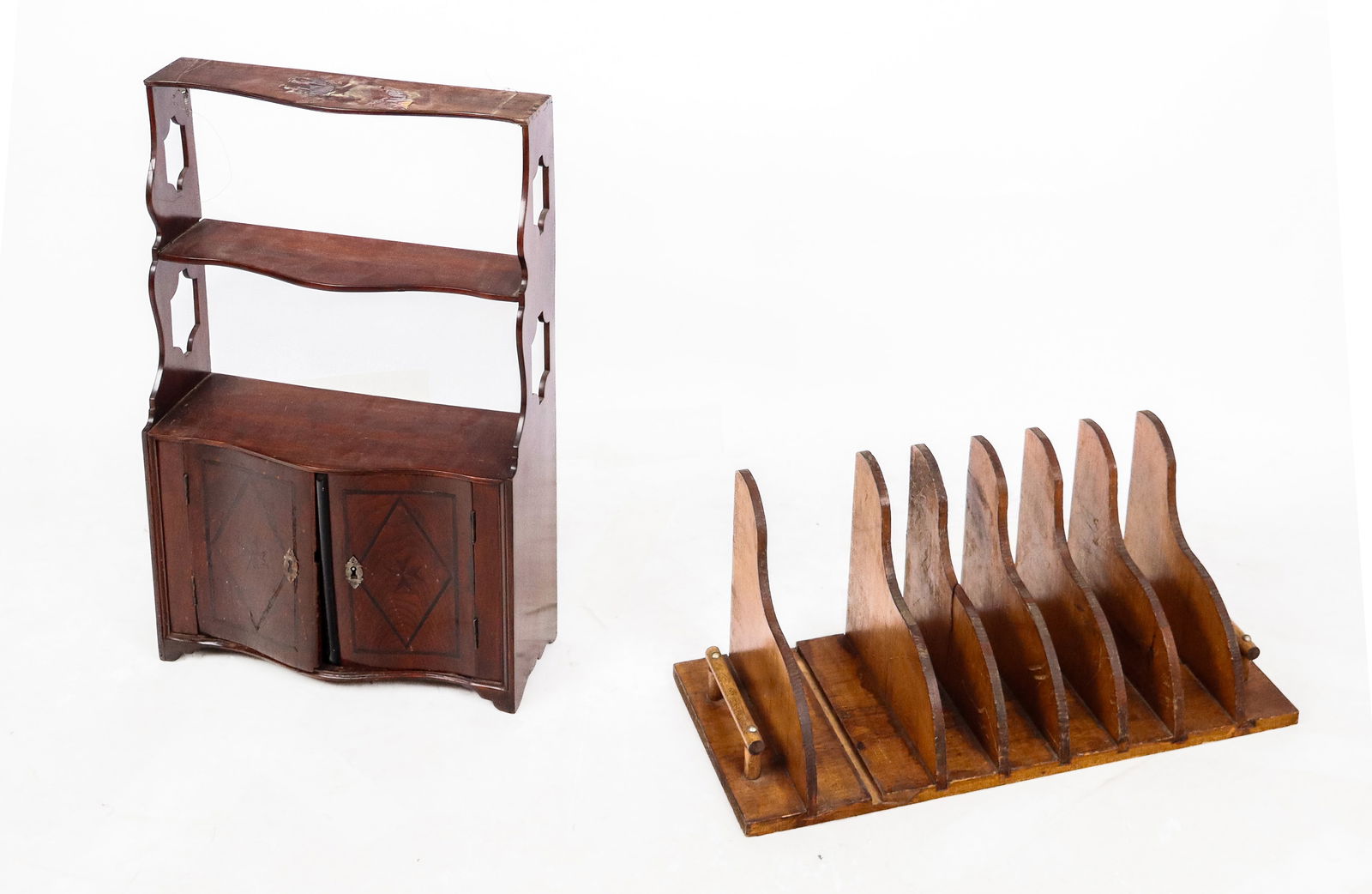 English Hanging Wall Etagere & a Rack (1 of 11)