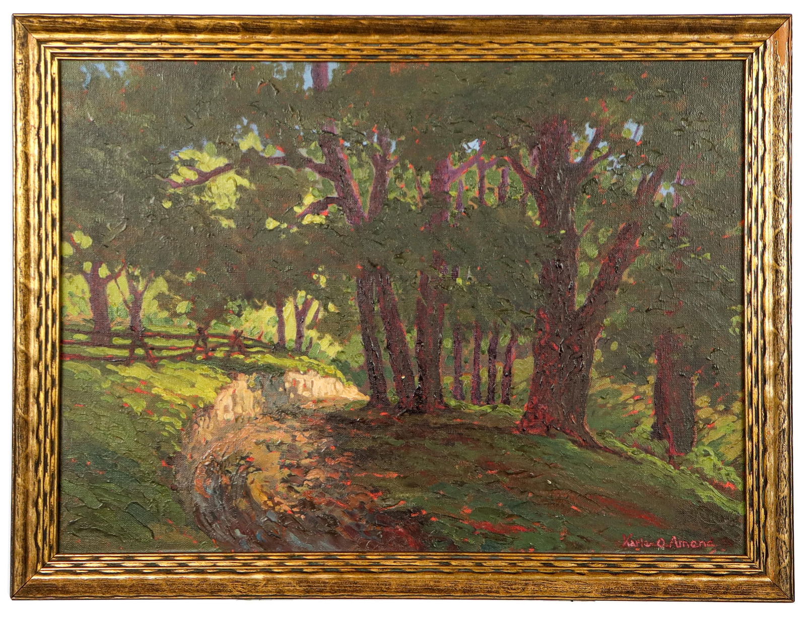 Karla O. AMENA [?]: "Sunlight & Shadows" - O/C (1 of 10)