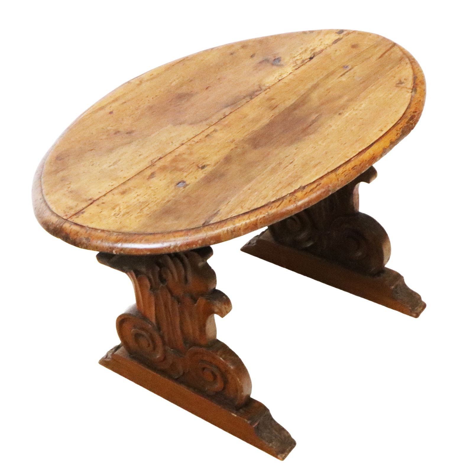 Antique Italian Oval Coffee Table (1 of 18)