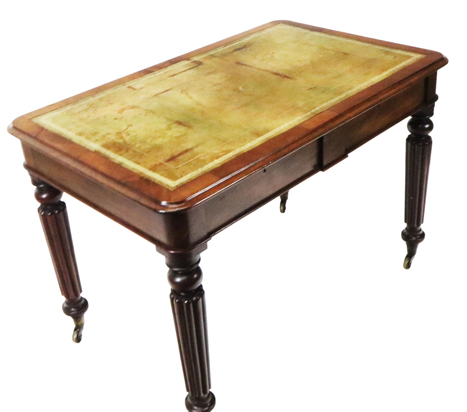 Antique English Desk/Small Library Table (1 of 12)