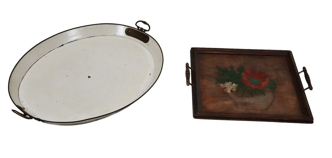 Two Decorative Serving Trays (1 of 8)
