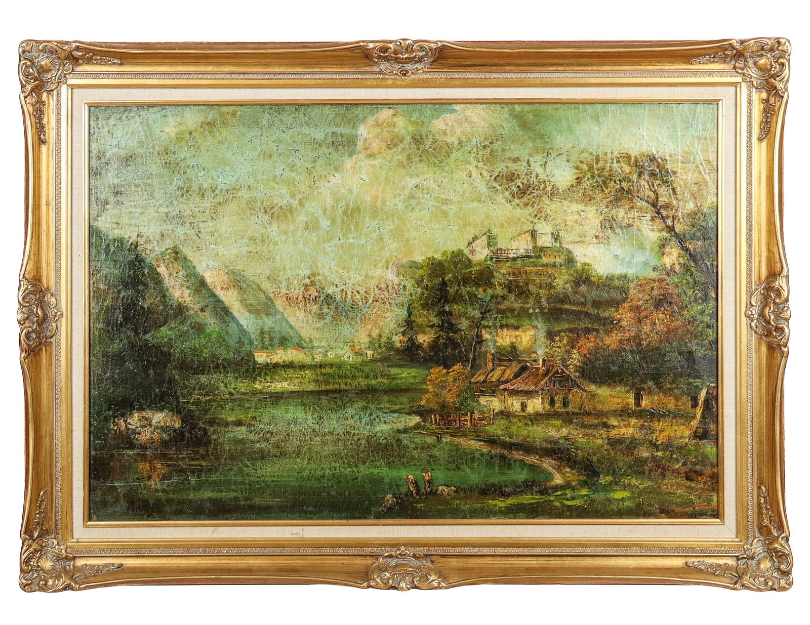 20th C. River Landscape - Oil On Canvas (1 of 10)