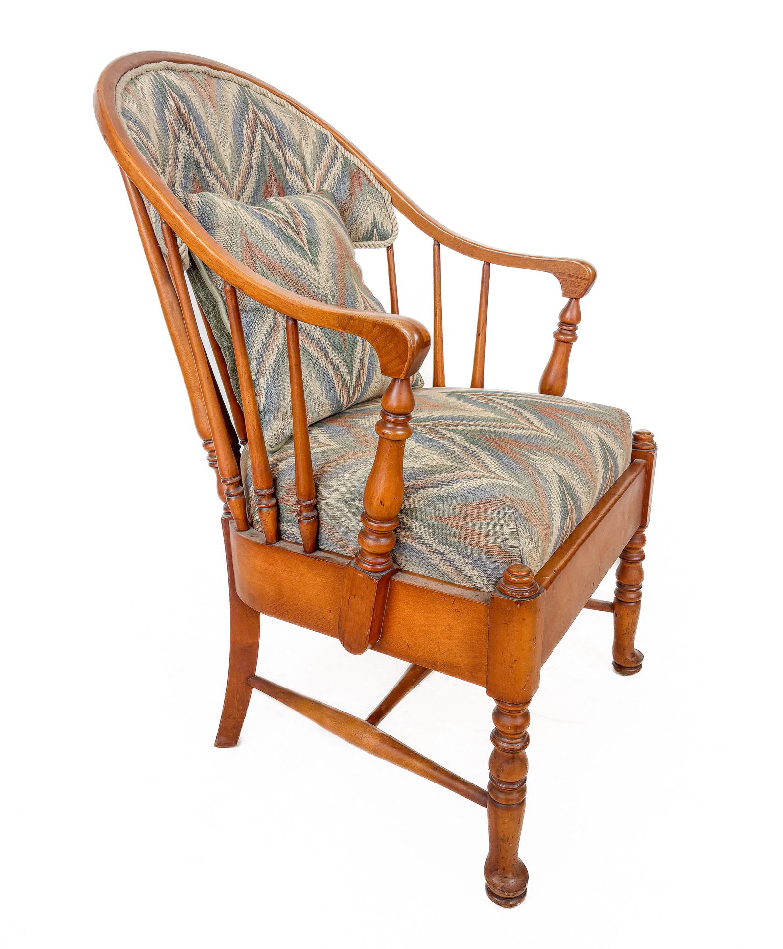 Stickley Brothers Upholstered Barrel Chair (1 of 8)