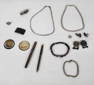 Collection of Silver Jewelry and Accessories,