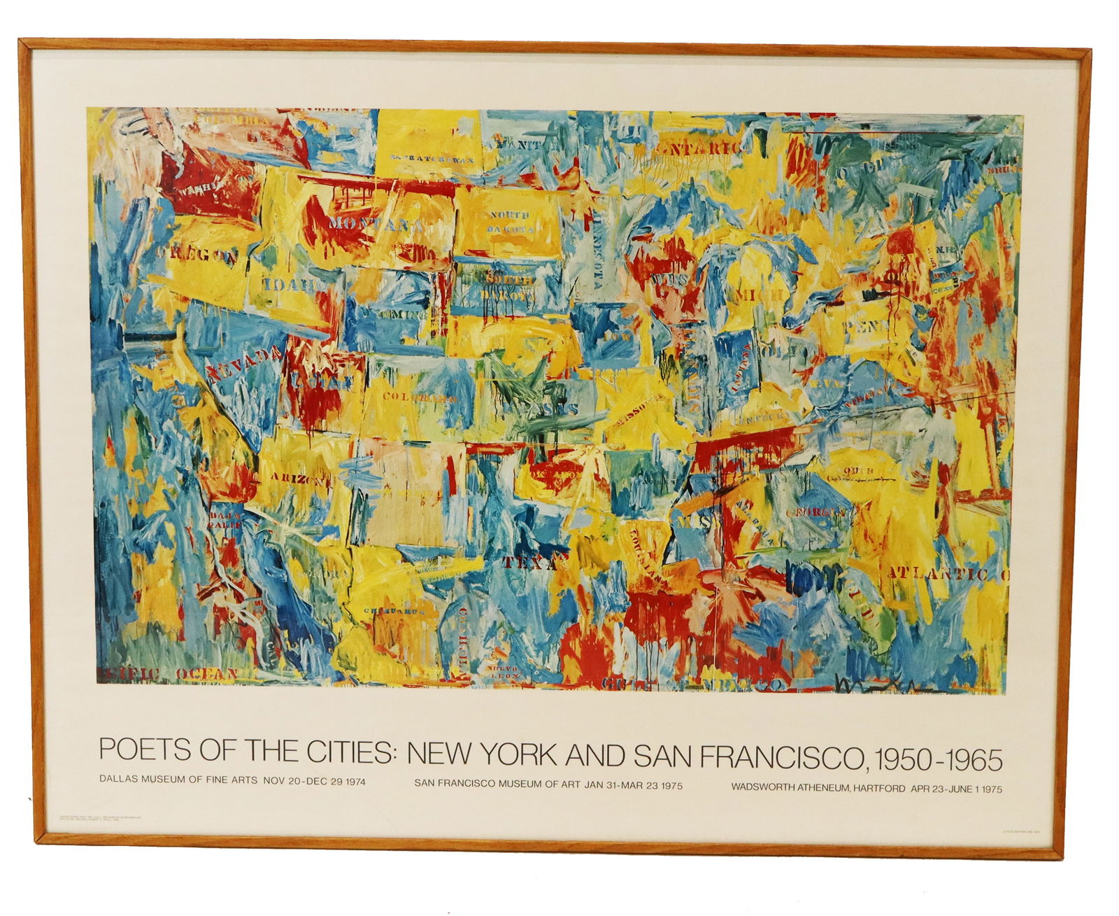 Large Jasper Johns Exhibition Poster (1 of 10)