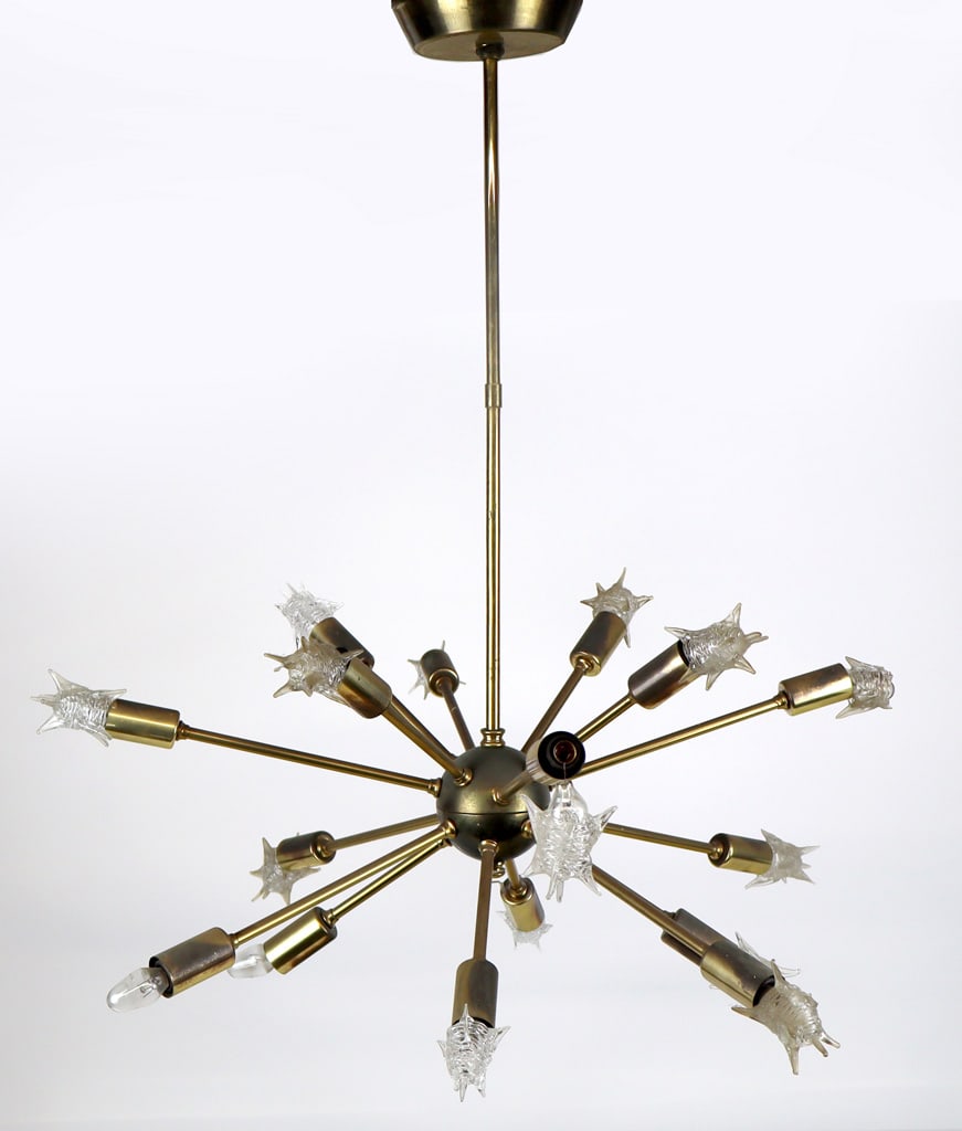 Mid-Century Modern Sputnik Style Chandelier (1 of 14)
