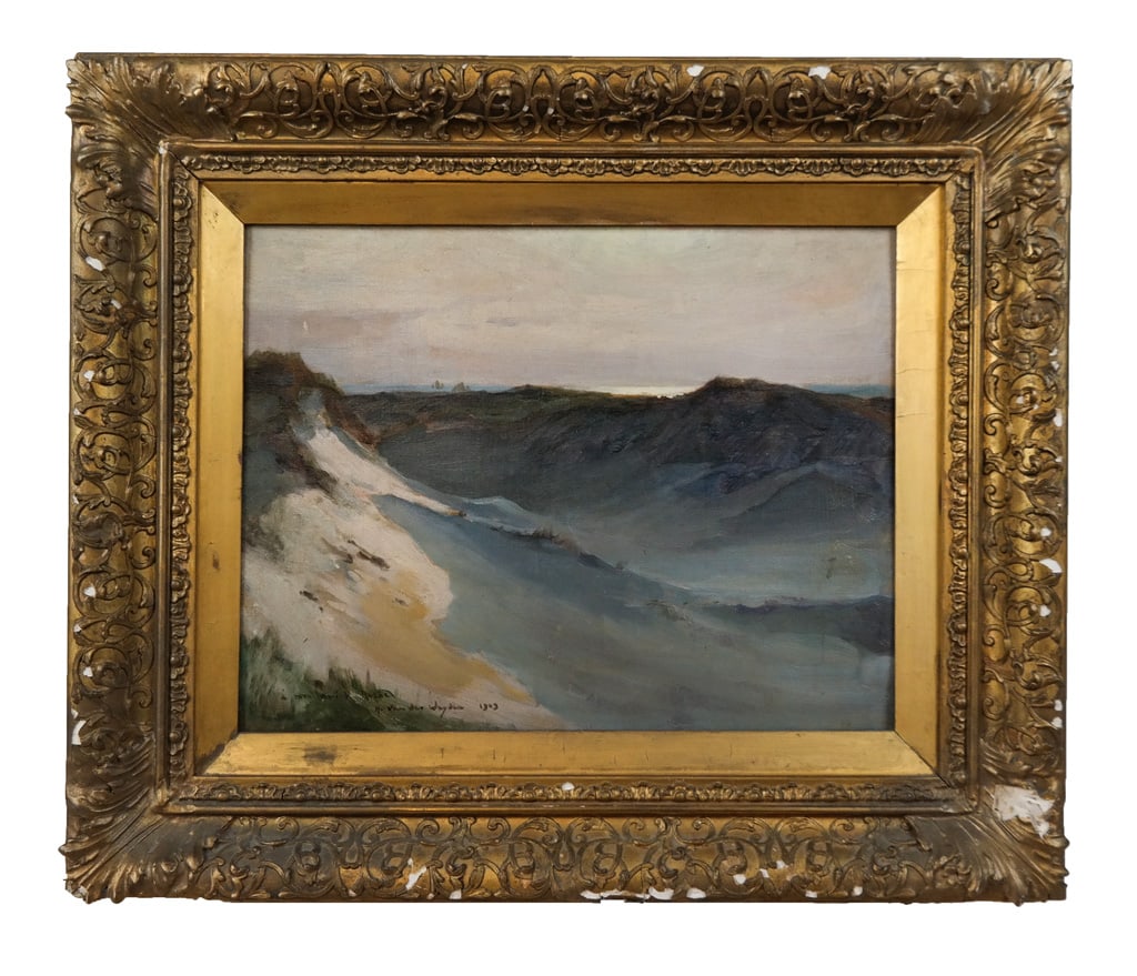 Harry VAN DER WEYDEN Coastal Landscape Oil, 1903 (1 of 13)