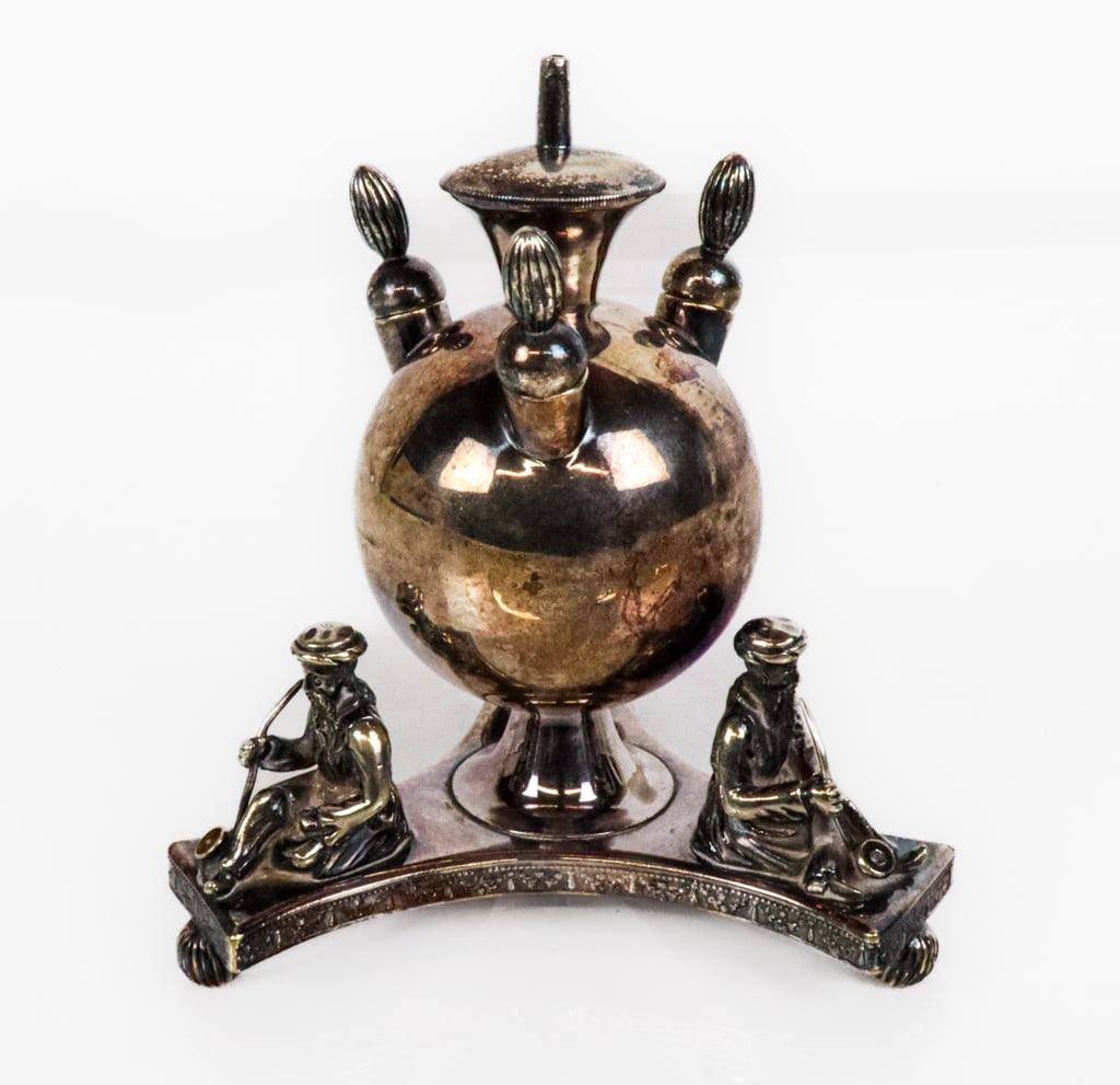 George Goodfellows & Sons Silver Plate Opium Lamp (1 of 17)