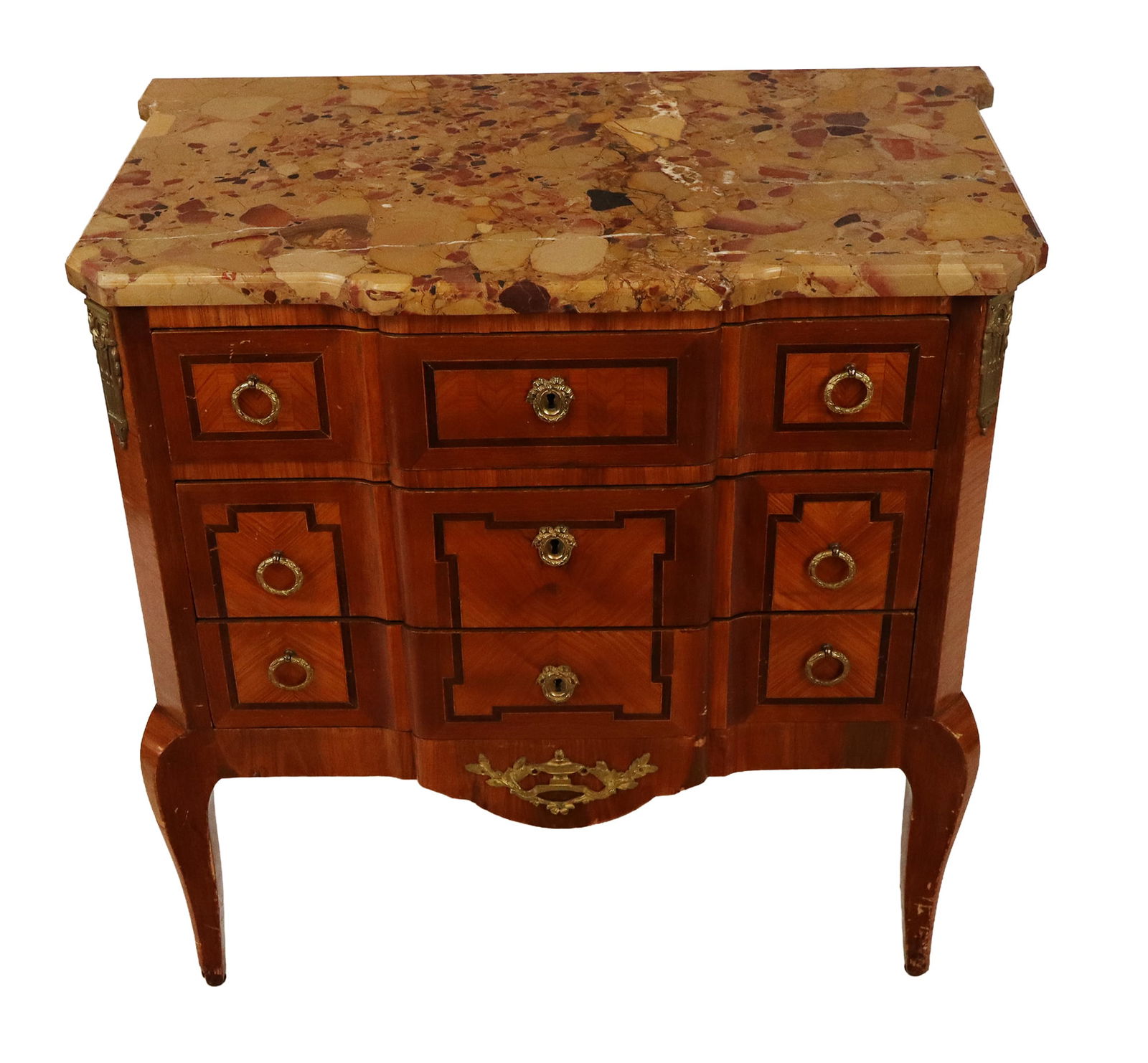 Louis XV Marble Top Commode (1 of 14)