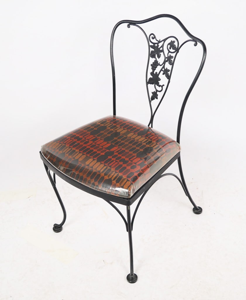 Iron and Grape Decorated Outdoor Dining Set, 5 - 14