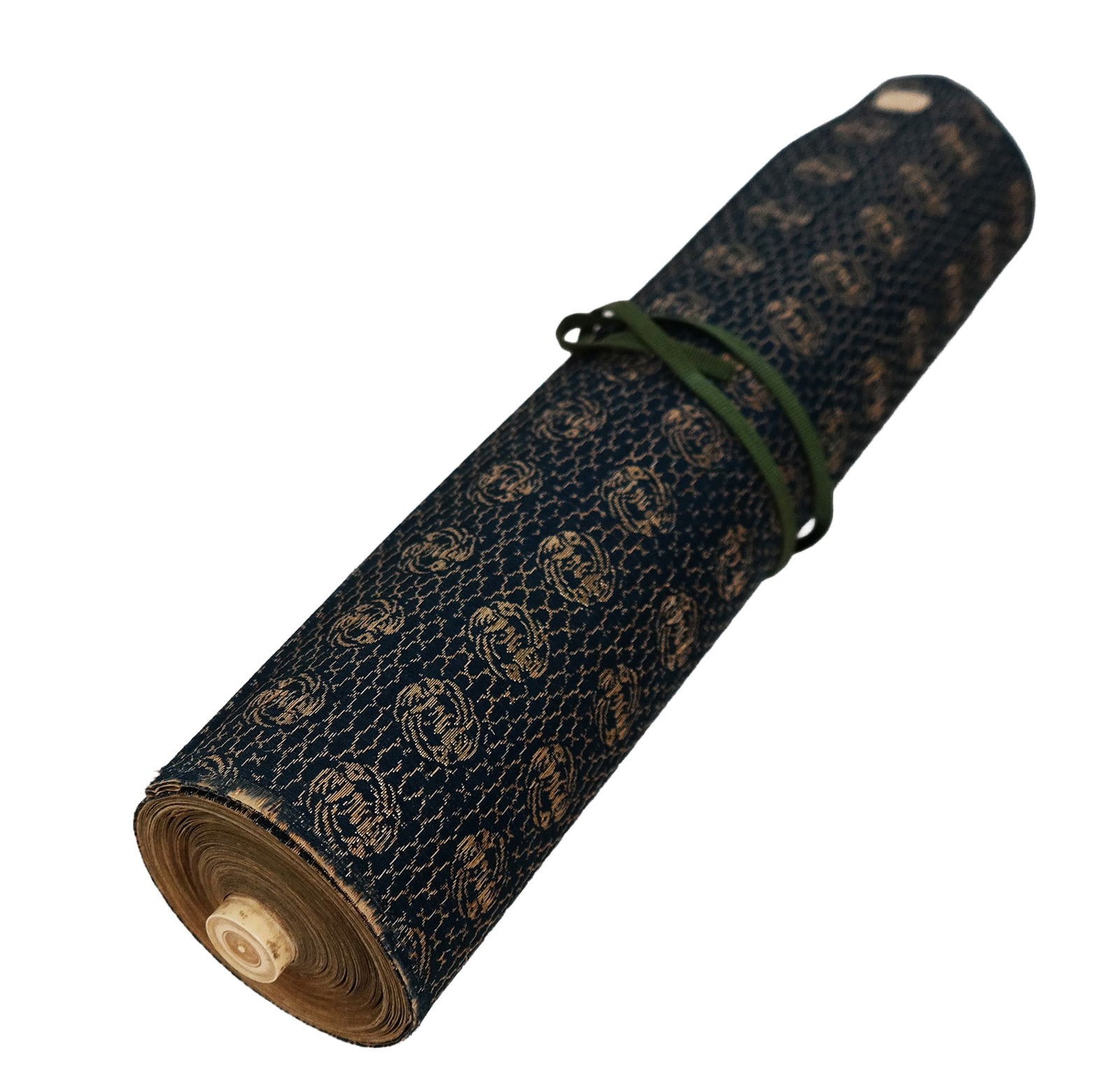 Chinese Ink on Paper Scroll with Birds: Chinese ink on paper scroll, 19th century, with various scenes of birds including a phoenix, ducks, swans, pheasants, and roosters, inscribed and with a seal. [14.5" H x 34' 6" L]. Condition is good