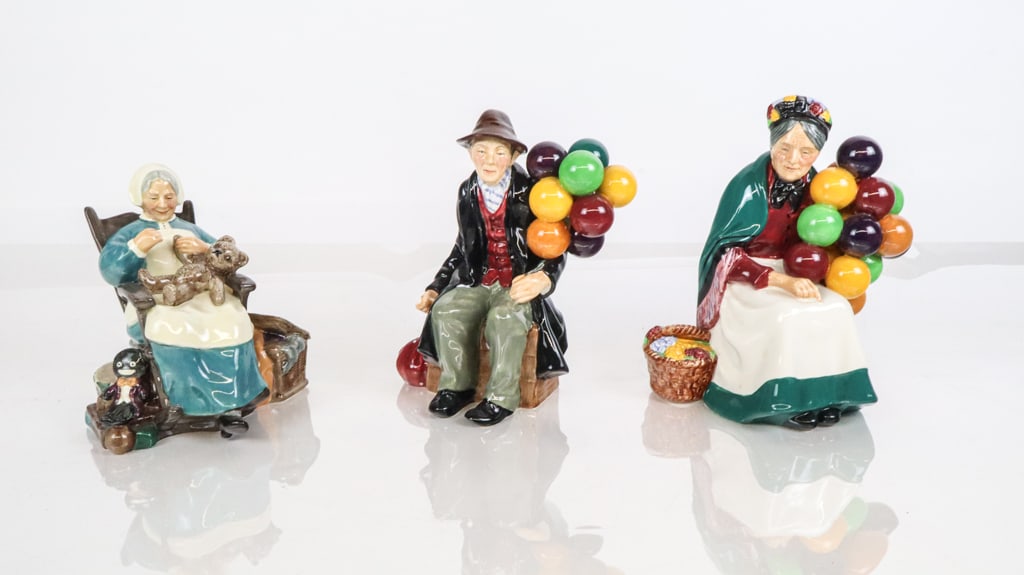 Three Royal Doulton Porcelain Figurines (1 of 13)