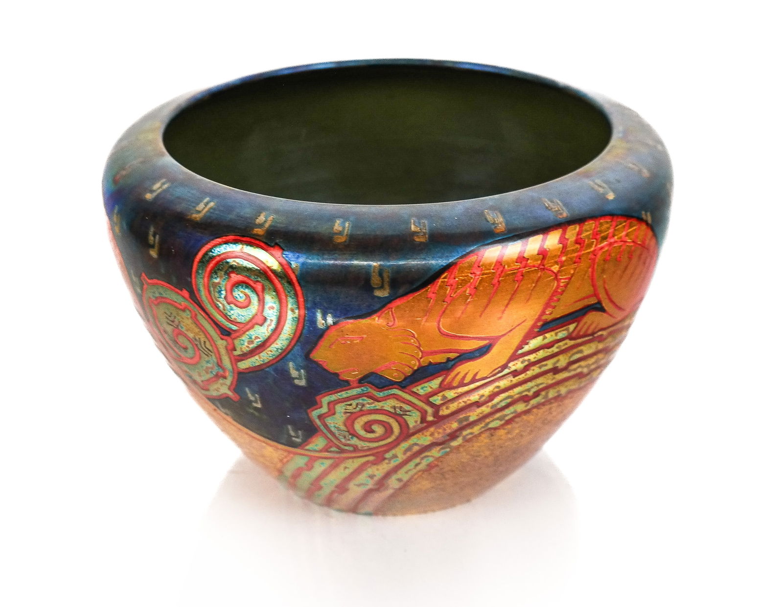 Zsolnay Art Nouveau Earthenware Vase (1 of 12)