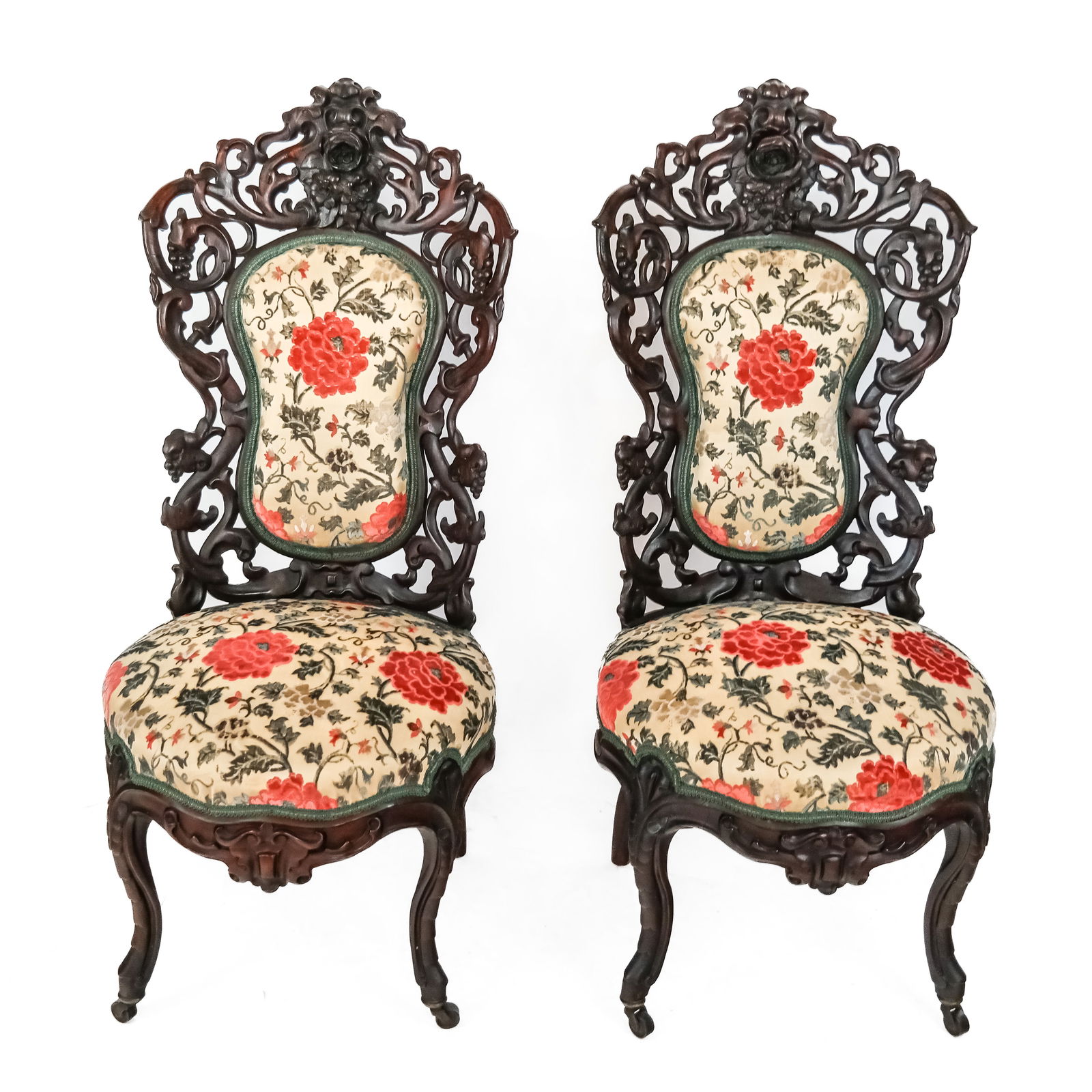 Belter Pair of Laminated Rosewood Chairs (1 of 15)