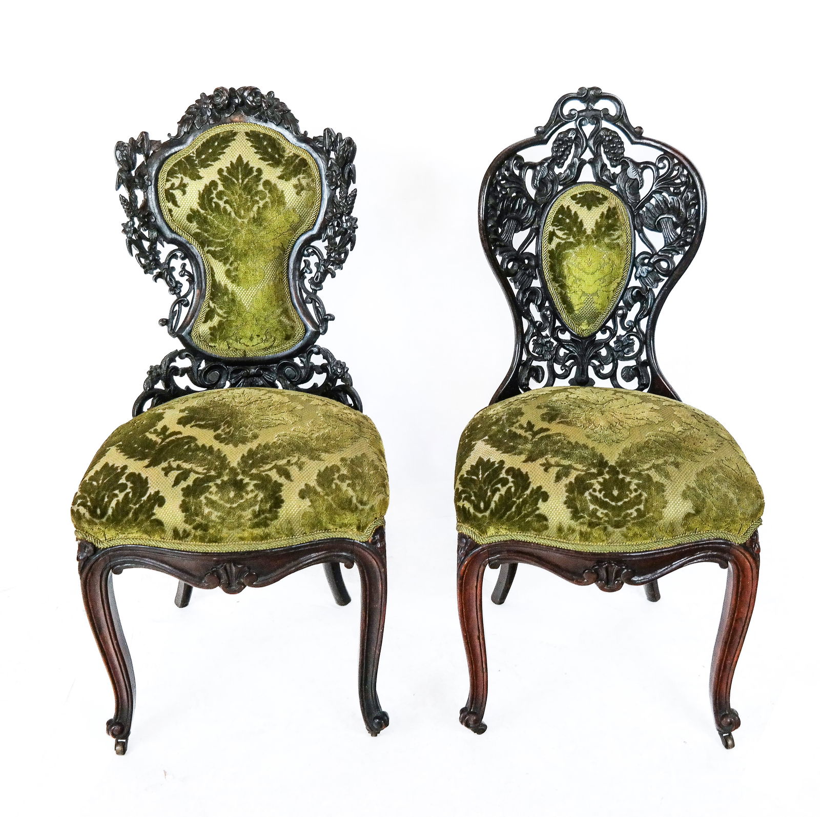 Belter Near Pair Laminated Rosewood Child's Chairs (1 of 9)