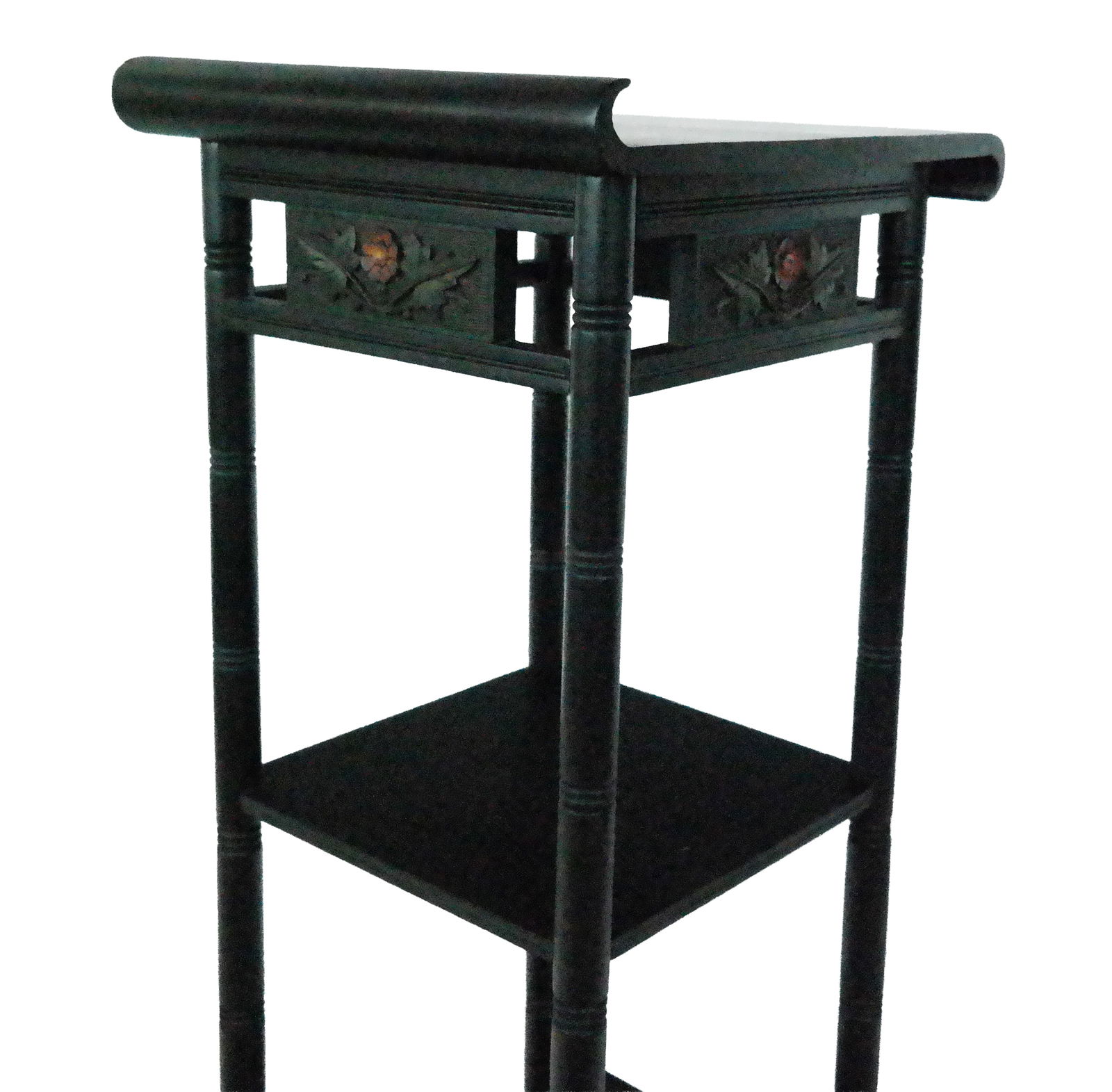 Carved and Painted Three Tier Etagere - 12
