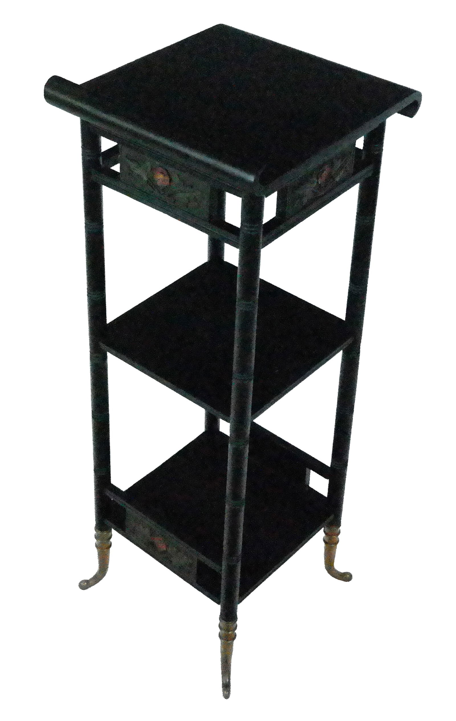 Carved and Painted Three Tier Etagere - 13