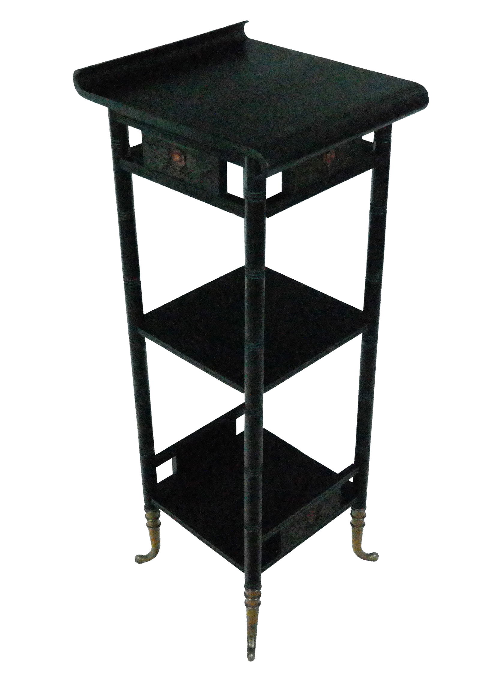 Carved and Painted Three Tier Etagere - 2