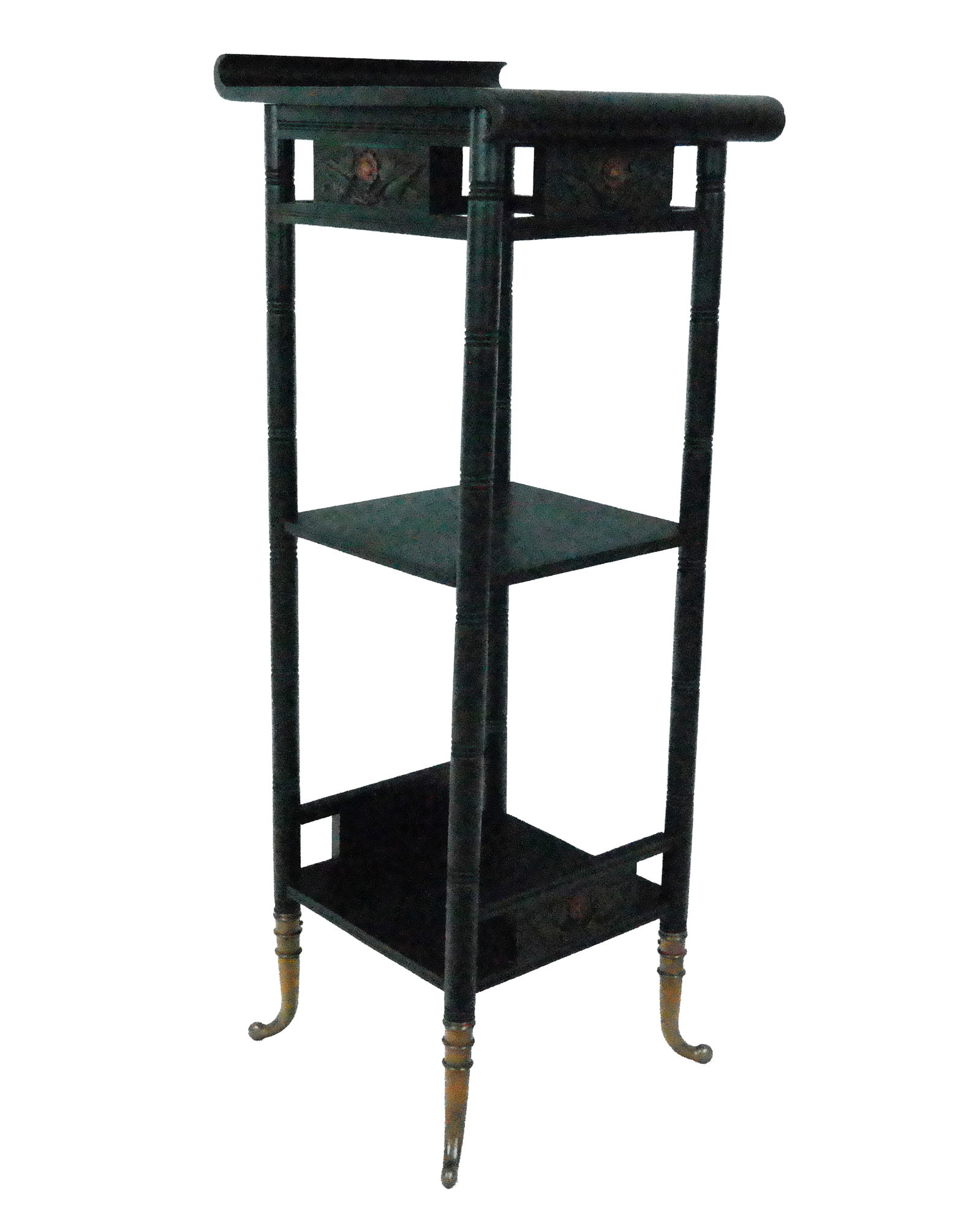 Carved and Painted Three Tier Etagere - 3