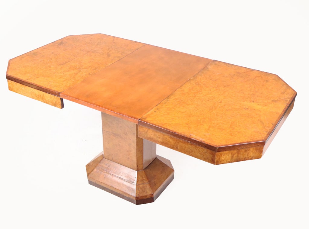 Art Deco Burlwood Dining Table (1 of 13)
