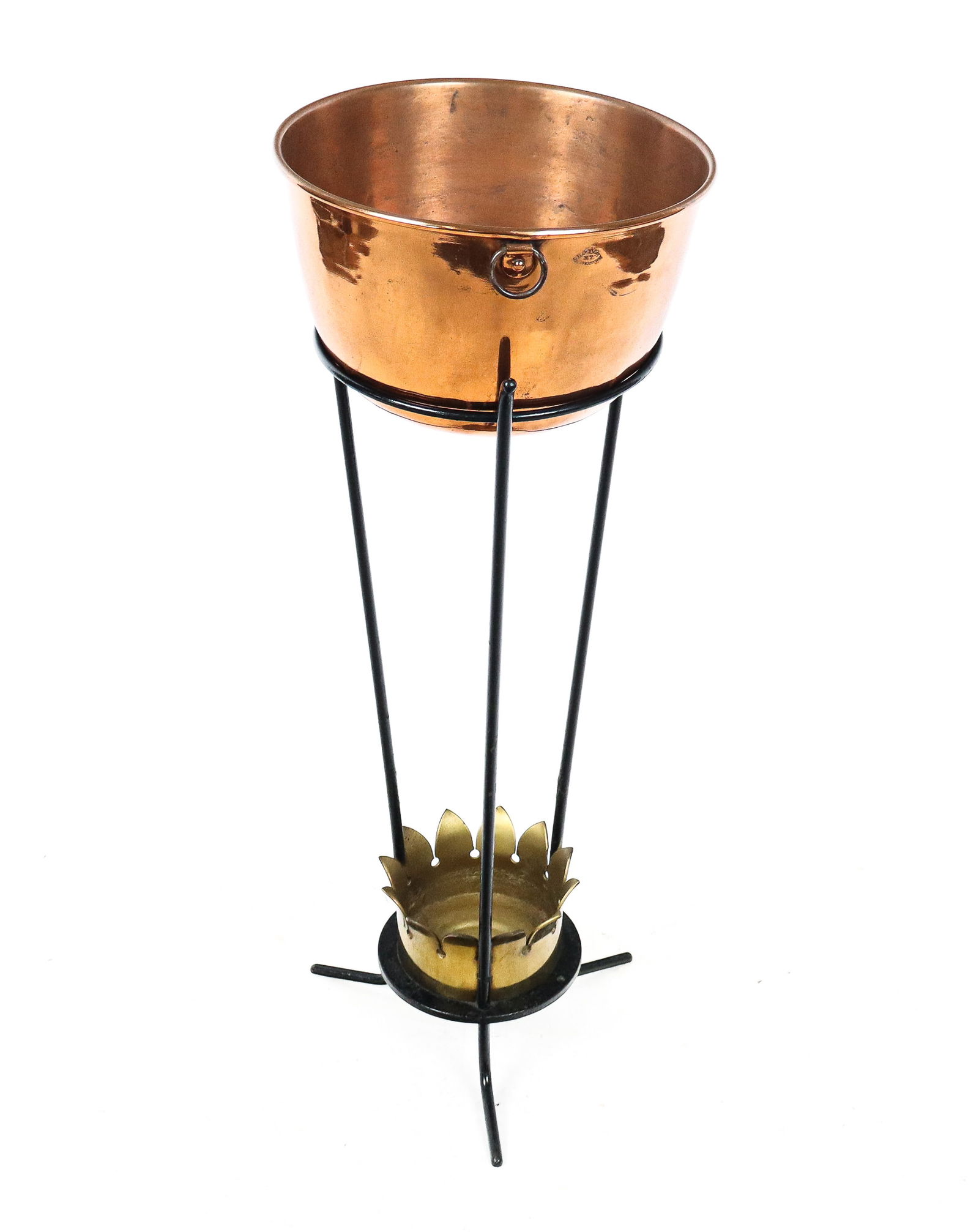 Copper and Iron Jardiniere on Stand (1 of 10)