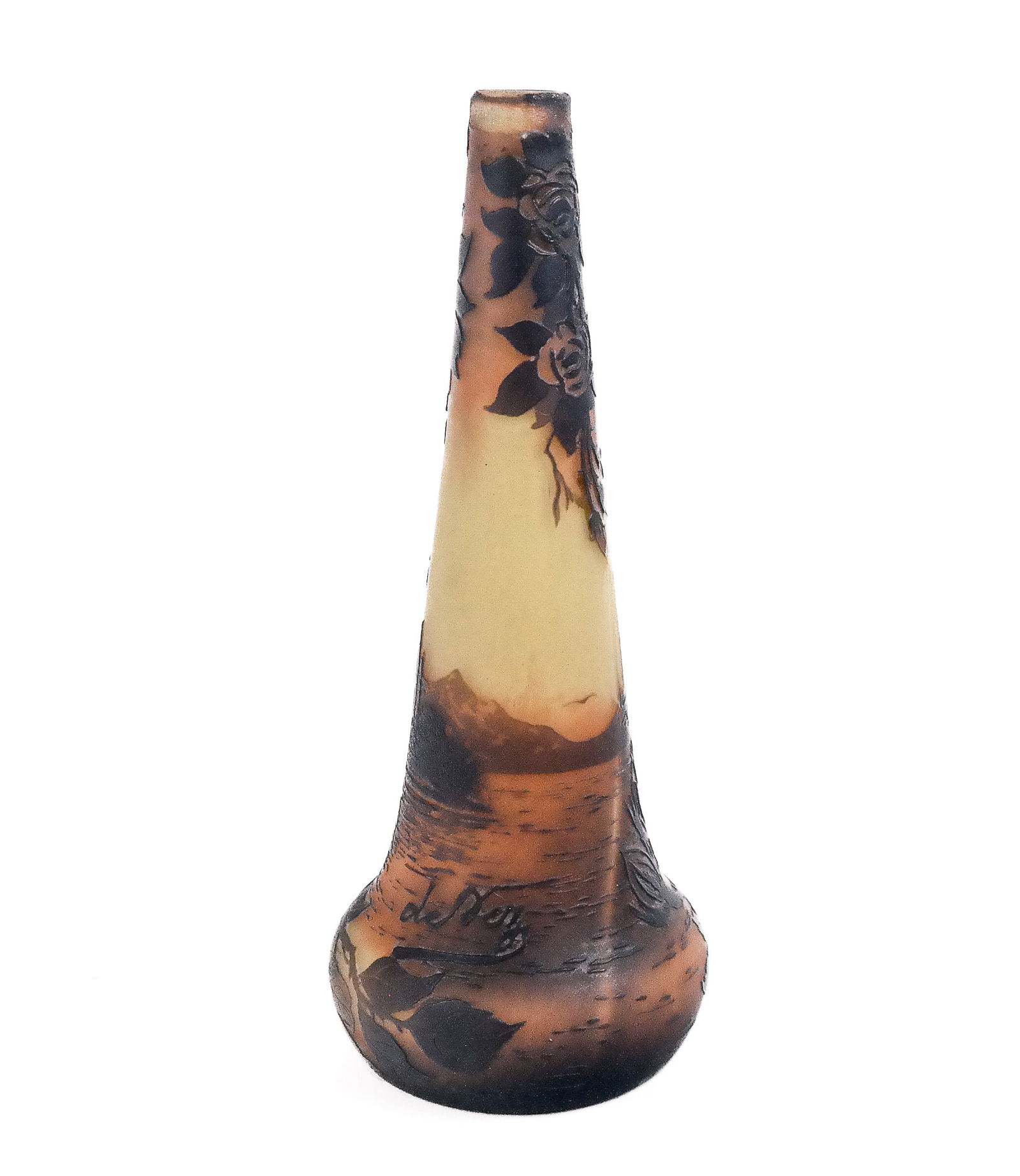 De Vez Cameo Glass Bud Vase (1 of 11)
