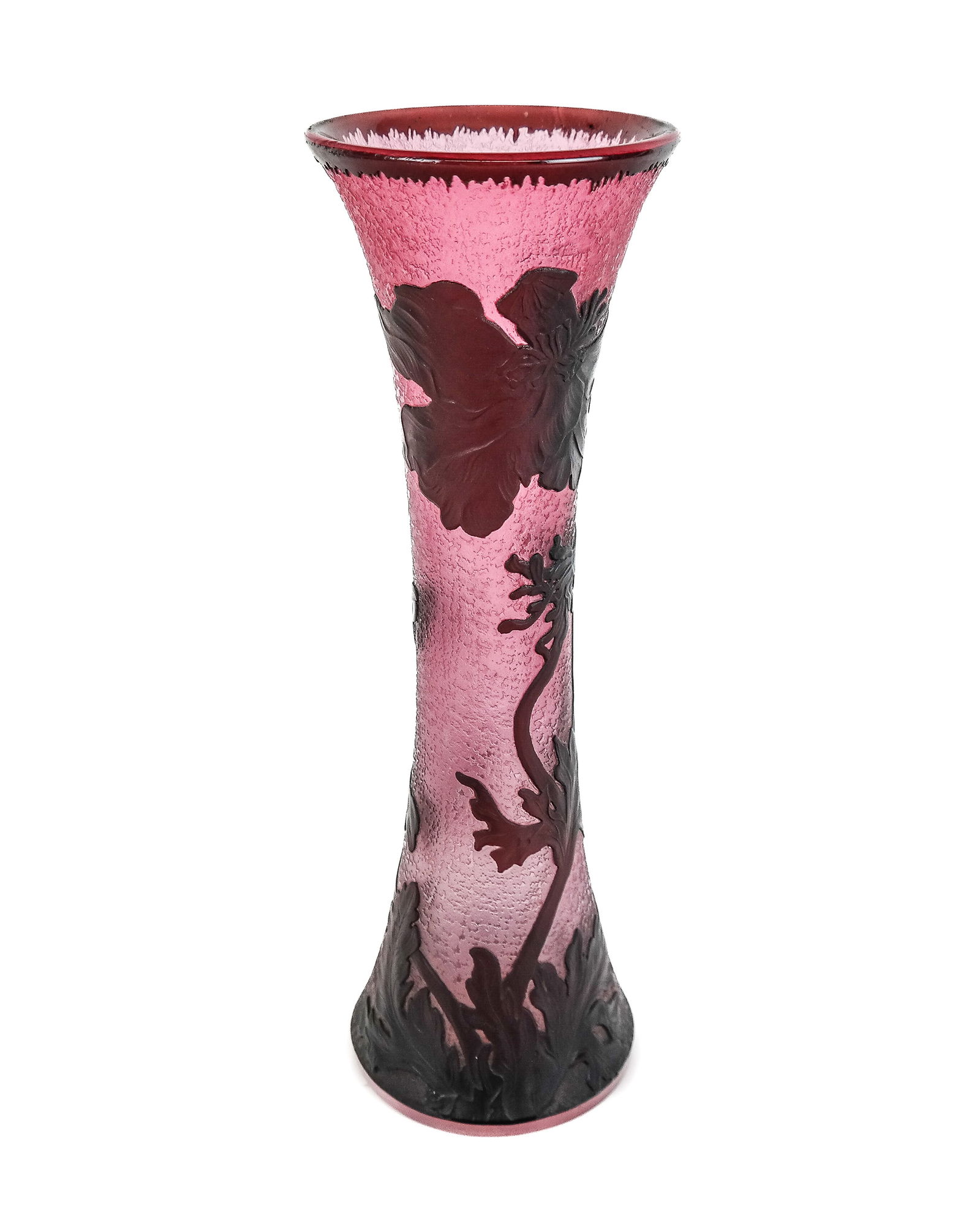 Daum Art Nouveau Acid Etched Vase (1 of 12)