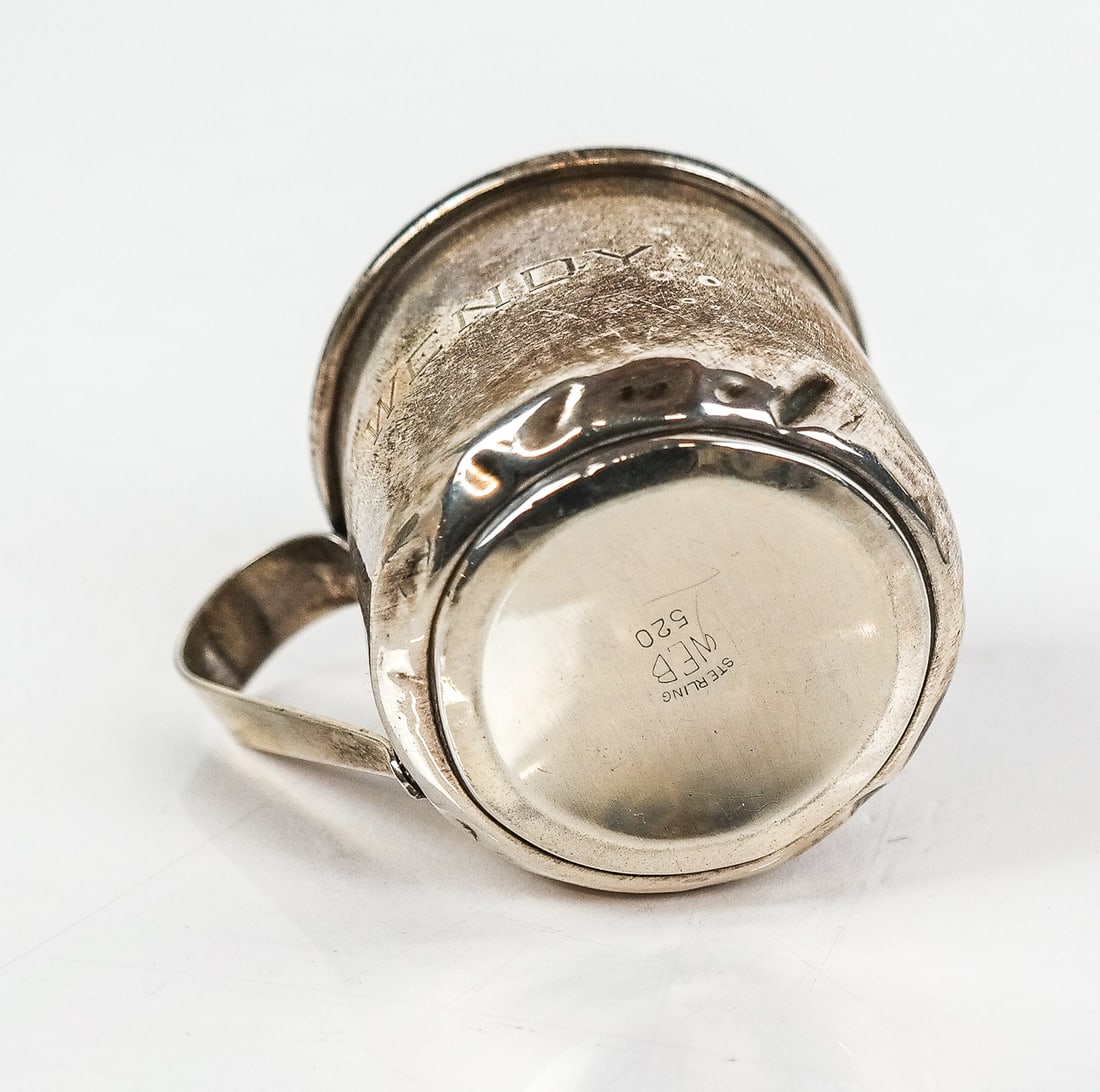 Five Sterling Silver Cups - 10