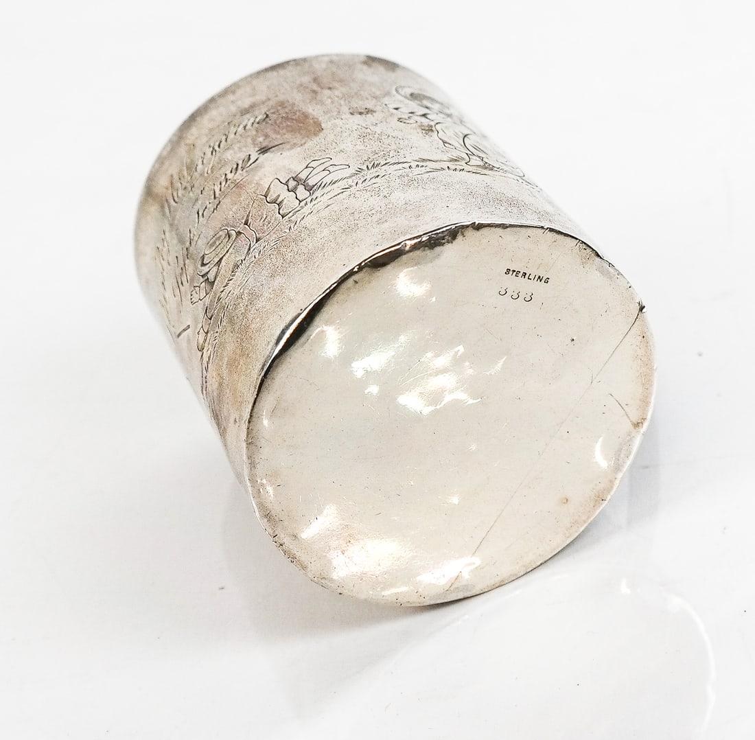 Five Sterling Silver Cups - 15