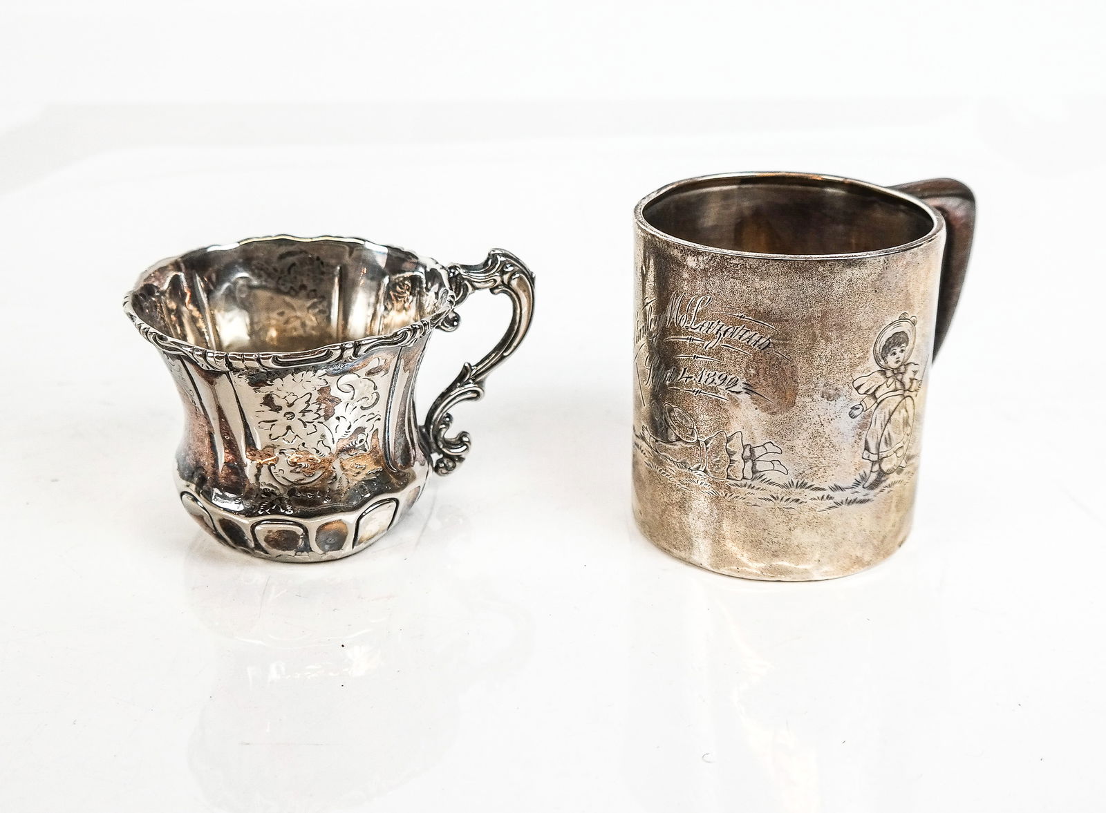 Five Sterling Silver Cups - 2