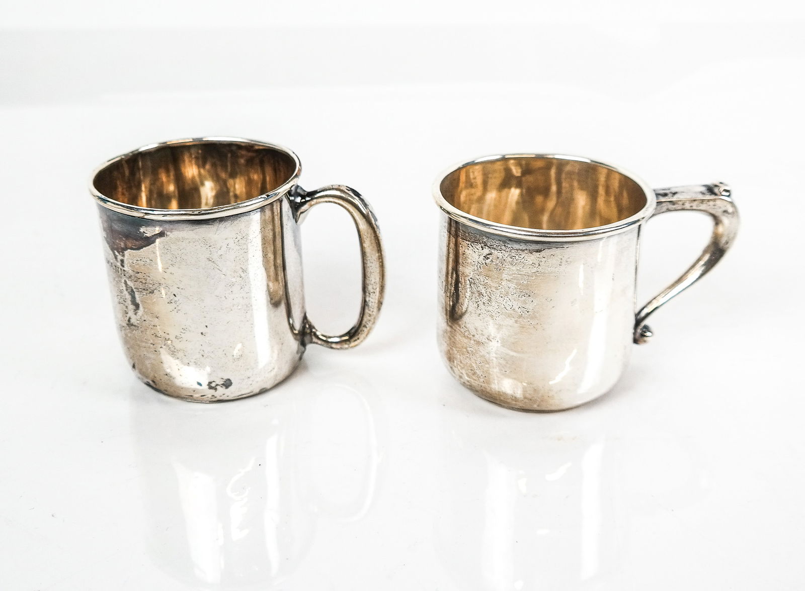 Five Sterling Silver Cups - 4