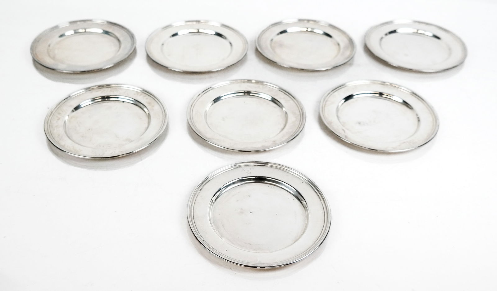 International Sterling Bread & Butter Plates, 8 (1 of 8)