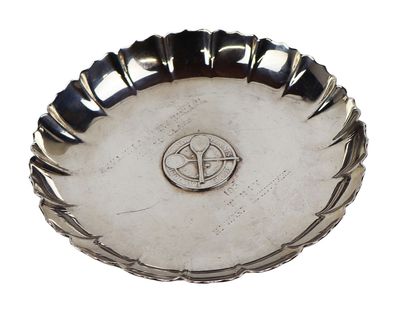 Tiffany & Co. Makers Sterling Silver Trophy Dish (1 of 8)