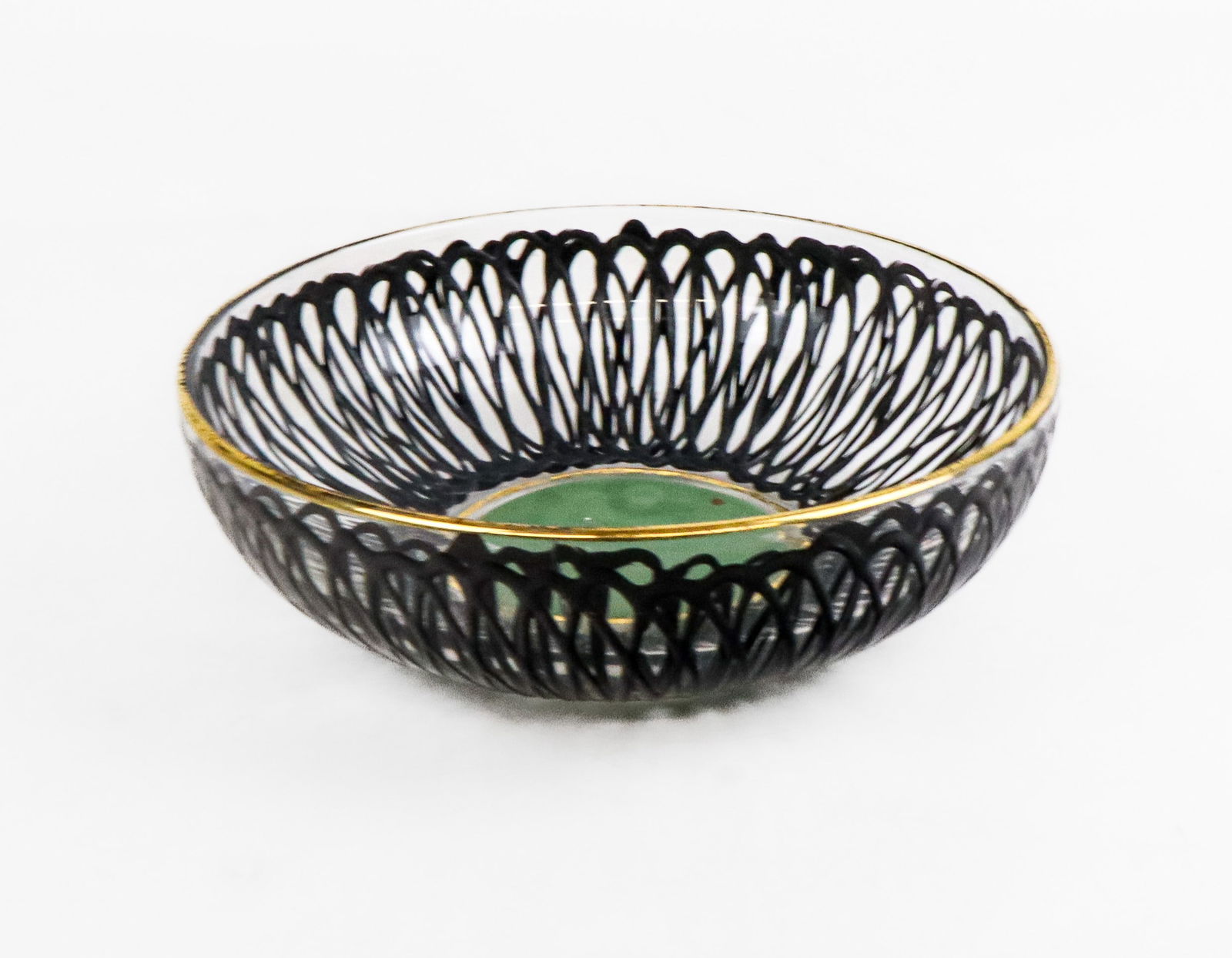 Heisy Glass Company Gilt and Molded Bowl (1 of 7)